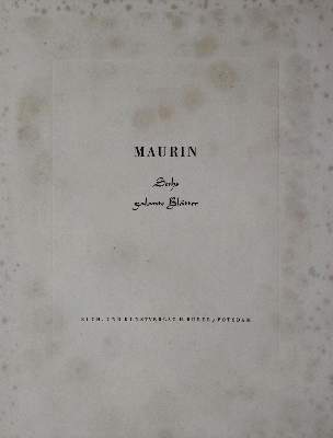 Bild Nr.2: 138-1193 Maurin (Pseud. ?).: (Erotika - Galantes)