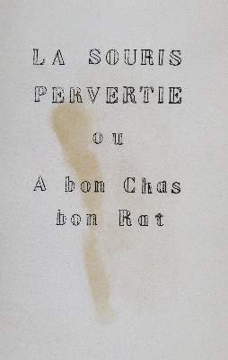 Bild Nr.1: 138-1195 Souris Pervertie, La,: (Erotika - Galantes, Photographie)
