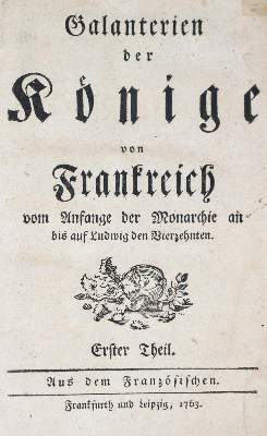 Bild Nr.1: 138-1202 (Vanel,C. u. H.de Sauval).: (Erotika - Galantes)