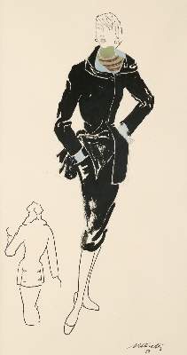 Bild Nr.2: 138-1209 Modefigurinen: (Mode und Trachten)