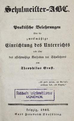 Bild Nr.3: 138-1248 Sickel,H.F.F.: (Pädagogik)