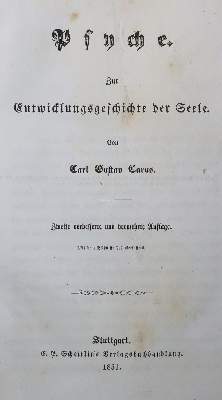 Bild Nr.1: 138-1290 Carus,C.G.: (Literatur und illustrierte Bücher bis 19.Jahrhundert)