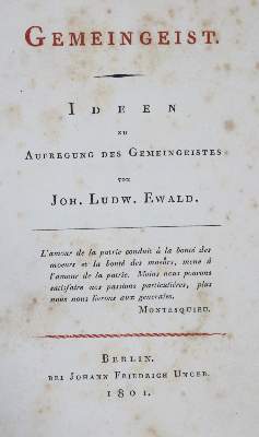 Bild Nr.1: 138-1326 Ewald,J.L.: (Literatur und illustrierte Bücher bis 19.Jahrhundert)