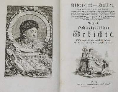 Bild Nr.1: 138-1350 Haller,A.v.: (Literatur und illustrierte Bücher bis 19.Jahrhundert)