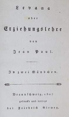 Bild Nr.1: 138-1363 Jean Paul (d.i. J.P.F.Richter).: (Literatur und illustrierte Bücher bis 19.Jahrhundert)