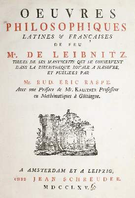 Bild Nr.1: 138-1379 Leibniz,G.W.: (Literatur und illustrierte Bücher bis 19.Jahrhundert)