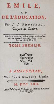 Bild Nr.1: 138-1420 Rousseau,J.J.: (Literatur und illustrierte Bücher bis 19.Jahrhundert)