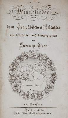 Bild Nr.1: 138-1436 Tieck,L.: (Literatur und illustrierte Bücher bis 19.Jahrhundert)