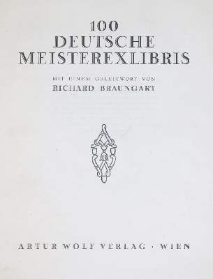 Bild Nr.2: 138-1486 Braungart,R.: (Exlibris)