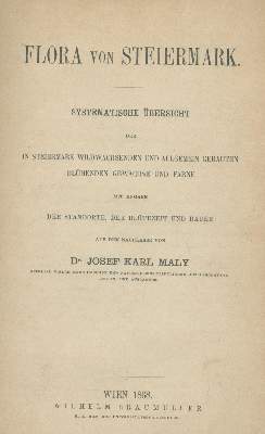 Bild Nr.1: 138-1651 Maly,J.K.: (Botanik, Österreich, Steiermark)