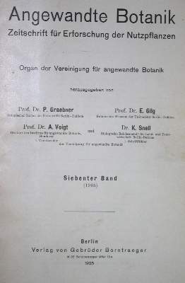 Bild Nr.1: 138-1665 Snell,K. (Hrsg.).: (Botanik)