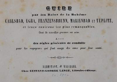 Bild Nr.2: 138-1679 Guide: (Medizin, Balneologie, Böhmen)