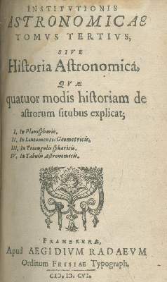 Bild Nr.3: 138-17 Metius,A.: (Astronomie)