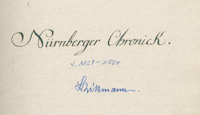 Bild Nr.1: 138-171 (Müllner,J.).: (Handschriften, Nürnberg)