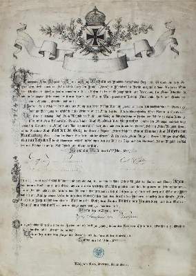 Bild Nr.1: 138-172 Urkunde: (Handschriften, Preußen)