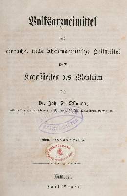 Bild Nr.1: 138-1731 Sammlung: (Medizin, Pharmazie)