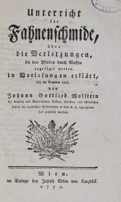 Bild Nr.1: 138-1757 Wolstein,J.G.: (Medizin, Veterinärmedizin)