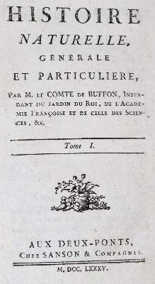 Bild Nr.1: 138-1765 Buffon,(G.L.L.)de.: (Zoologie)