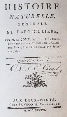 Bild Nr.3: 138-1765 Buffon,(G.L.L.)de.: (Zoologie)