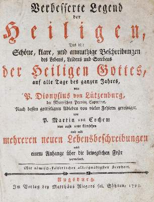 Bild Nr.1: 138-178 Lützenburg,D.v.: (Heiligenleben)