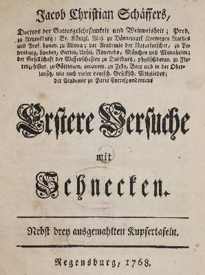 Bild Nr.2: 138-1801 Schäffer,J.C.: (Zoologie, Schnecken)