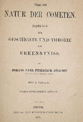 Bild Nr.1: 138-1841 Hartmann,F.J.: (Verschiedene Gebiete - Varia, Astronomie, Kometen)