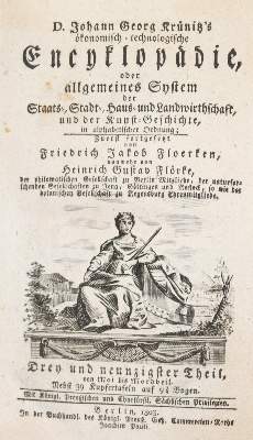 Bild Nr.1: 138-1848 Krünitz,J.G.: (Verschiedene Gebiete - Varia, Astronomie, Mond)