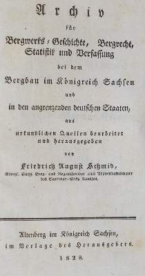 Bild Nr.2: 138-1883 Schmid,F.A.: (Verschiedene Gebiete - Varia, Bergbau)