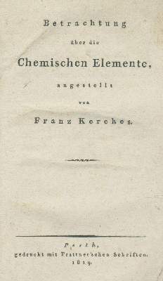 Bild Nr.1: 138-1900 Kerkes,F.: (Verschiedene Gebiete - Varia, Chemie)