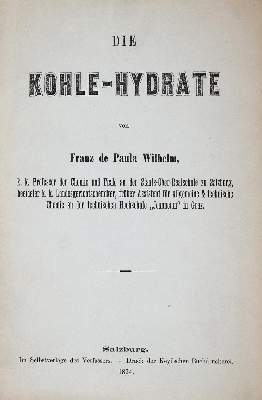 Bild Nr.1: 138-1901 Paula,W.F.de.: (Verschiedene Gebiete - Varia, Chemie)