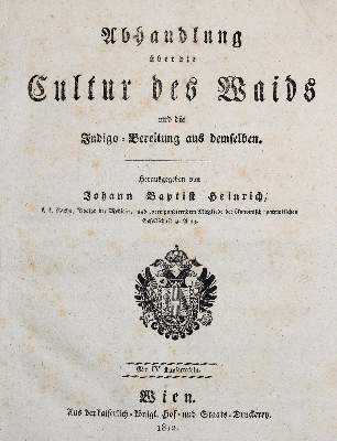 Bild Nr.1: 138-1925 Heinrich,J.B.: (Verschiedene Gebiete - Varia, Färberei)