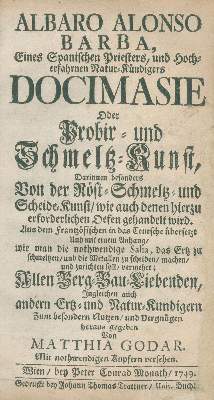Bild Nr.1: 138-1928 Barba,A.A.: (Verschiedene Gebiete - Varia, Geologie - Mineralogie u. Paläontologie)