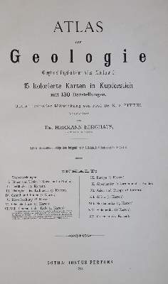Bild Nr.1: 138-1930 Berghaus,H.: (Verschiedene Gebiete - Varia, Geologie - Mineralogie u. Paläontologie)