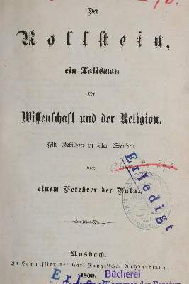 Bild Nr.2: 138-1947 Sammlung: (Verschiedene Gebiete - Varia, Geologie - Mineralogie u. Paläontologie)