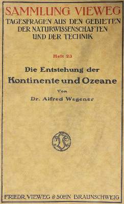 Bild Nr.1: 138-1958 Wegener,A.: (Verschiedene Gebiete - Varia, Geologie - Mineralogie u. Paläontologie)