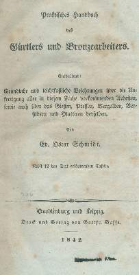 Bild Nr.1: 138-1960 Schmidt,E.O.: (Verschiedene Gebiete - Varia, Gürtler- und Metalldrücktechnik)