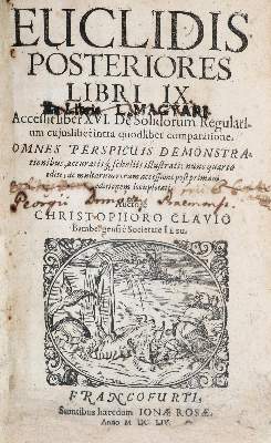Bild Nr.1: 138-1989 Clavius,C.: (Verschiedene Gebiete - Varia, Mathematik)