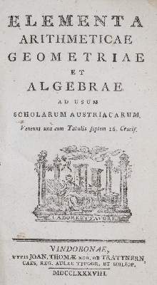 Bild Nr.1: 138-1991 Elementa arithmeticae,: (Verschiedene Gebiete - Varia, Mathematik)