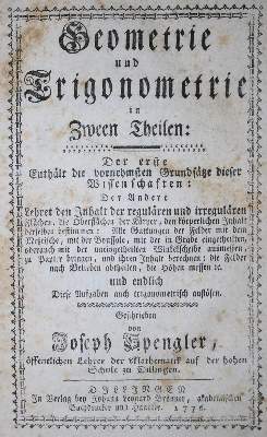 Bild Nr.1: 138-2011 Spengler,J.: (Verschiedene Gebiete - Varia, Mathematik)
