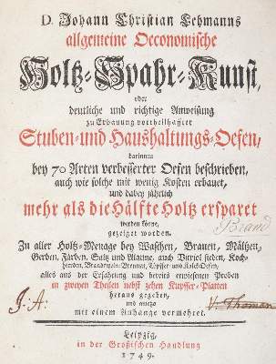 Bild Nr.1: 138-2036 Lehmann,J.C.: (Verschiedene Gebiete - Varia, Ofenbau)