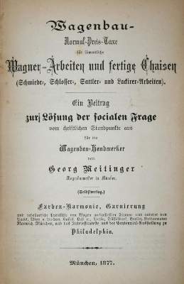 Bild Nr.1: 138-2078 Meitinger,G.: (Verschiedene Gebiete - Varia, Wagenbau)