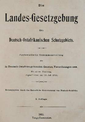 Bild Nr.1: 138-2098 Landes-Gesetzgebung, Die,: (Afrika)