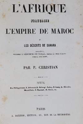 Bild Nr.1: 138-2105 Schrötter,H.v.: (Afrika)
