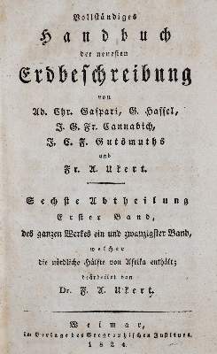 Bild Nr.1: 138-2109 Ukert,F.A.: (Afrika)