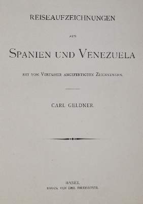 Bild Nr.1: 138-2120 Geldner,C.: (Amerika)
