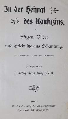 Bild Nr.1: 138-2167 Stenz,G.M.: (Asien, China)