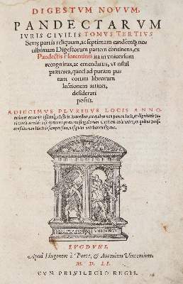 Bild Nr.1: 138-218 Justinian.: (Alte Drucke, Handschriften und Theologie)