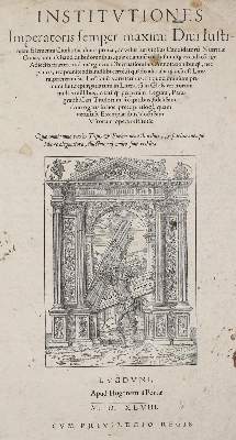 Bild Nr.1: 138-219 Justinian.: (Alte Drucke, Handschriften und Theologie)