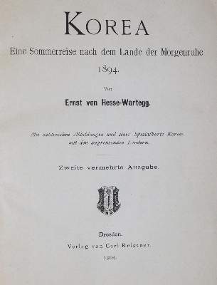 Bild Nr.1: 138-2193 Hesse-Wartegg,E.v.: (Asien, Korea)