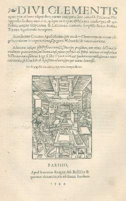 Bild Nr.2: 138-220 Justinus Martyr.: (Alte Drucke, Handschriften und Theologie)